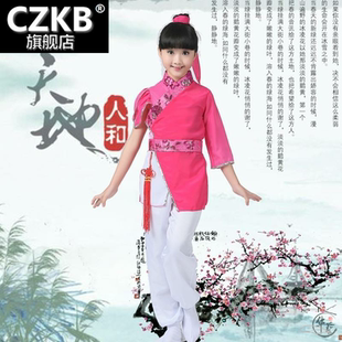 读书郎表演服书童服古装古诗词复古新款舞台服饰幼儿千字文演出男