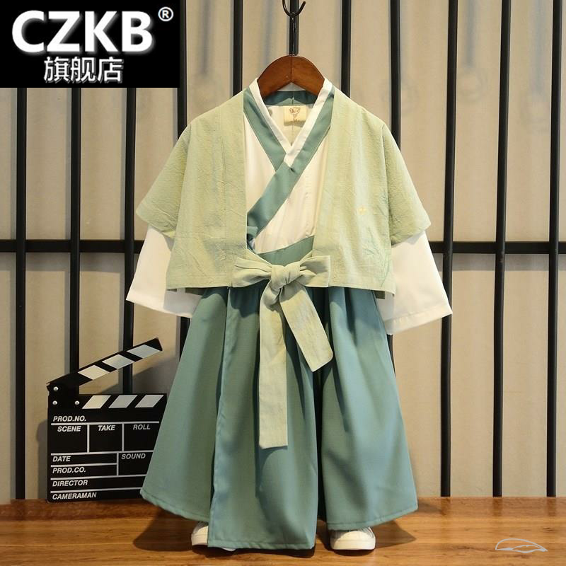 唐装超仙古风儿童演出服