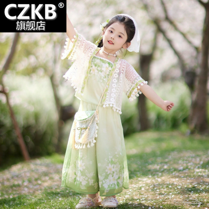 汉服女童夏款新款古装儿童新中式