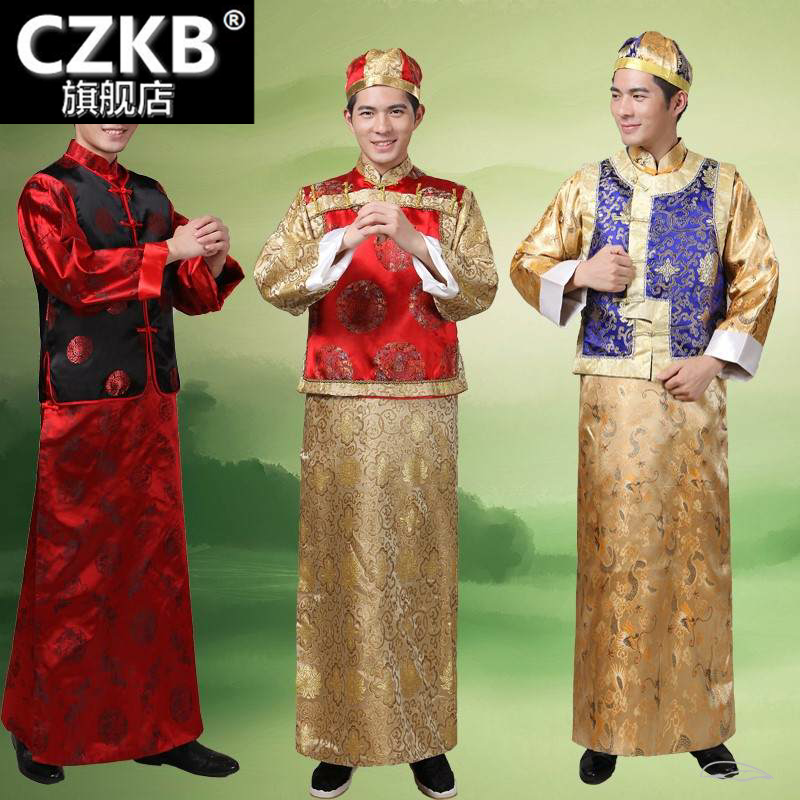 。服装男童年会成人阿哥贝勒少爷古装地主王爷员外清朝舞台演出阿