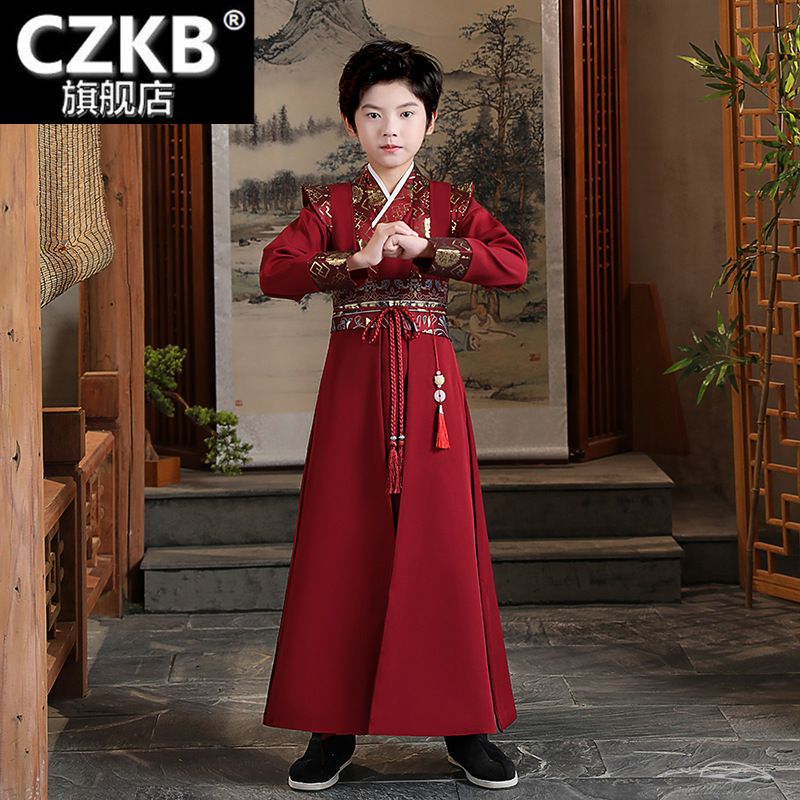 男童明制汉服中国风古装演出服春