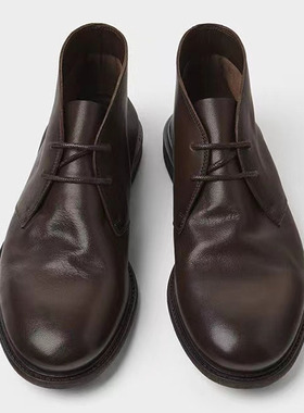 ZARZ CXY男鞋 舒适软质牛皮短靴马丁靴英伦高帮休闲鞋真皮男靴子