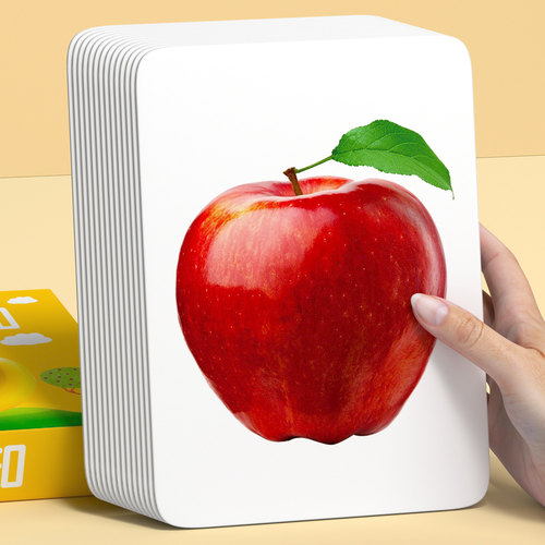 一岁宝宝早教必备！水果蔬菜卡片