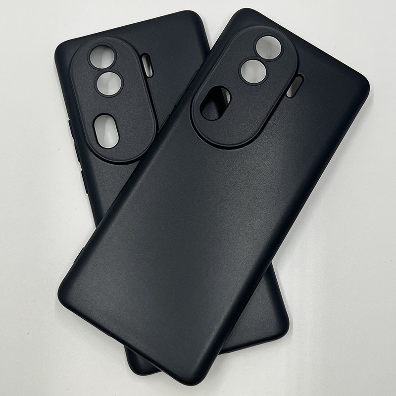 适用于opporeno11pro手机壳opopreno11por保护套oporeno11pr0黑色opp0简约0pporeno11p0r防摔磨砂男女软壳