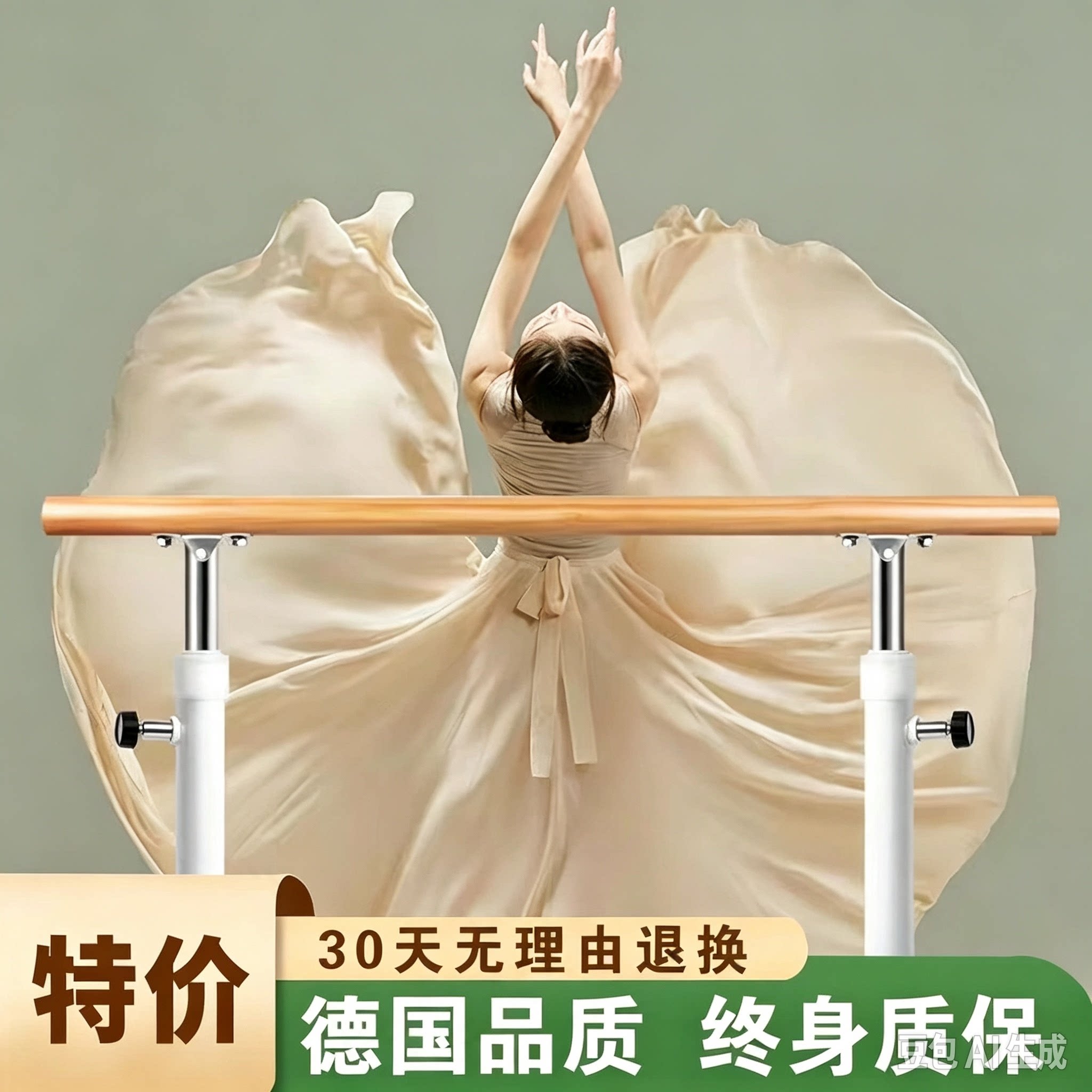 舞蹈把杆家用舞蹈房跳舞杆移动式把杆专业儿童练功压腿杆练舞把干