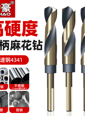 沪豪小柄麻花钻头等柄钻打孔不锈钢金属专用木工手电钻高硬度转头