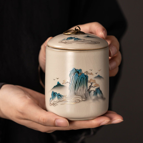 匠序陶瓷茶叶罐储茶罐存茶罐