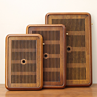 花梨木观文茶盘家用小型高档蓄排两用茶台茶托盘2026新款功夫茶海