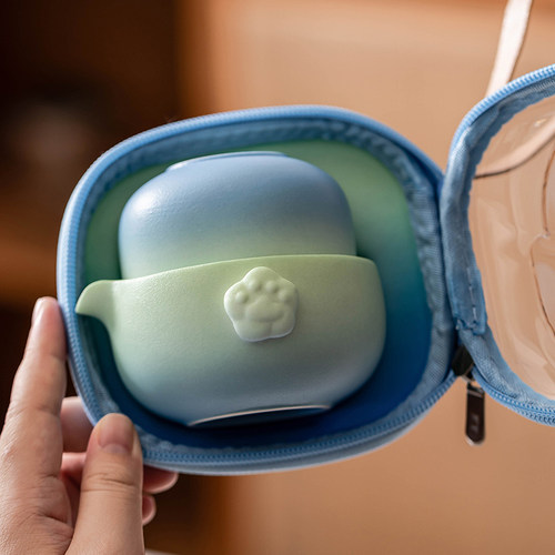 匠序旅行茶具套装一人饮快客杯