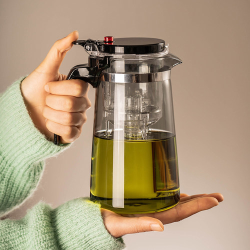 飘逸杯耐高温茶壶泡茶杯家用茶具茶水分离过滤花茶壶玻璃冲泡茶器