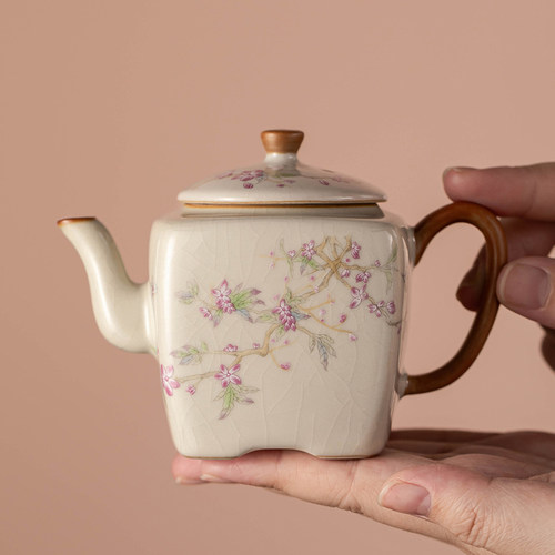 匠序米黄小茶壶高档家用功夫茶具
