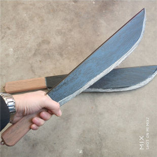 塑料刀模型砍刀橡胶斧子训练菜刀道具舞台表演儿童玩具匕仿真砍刀