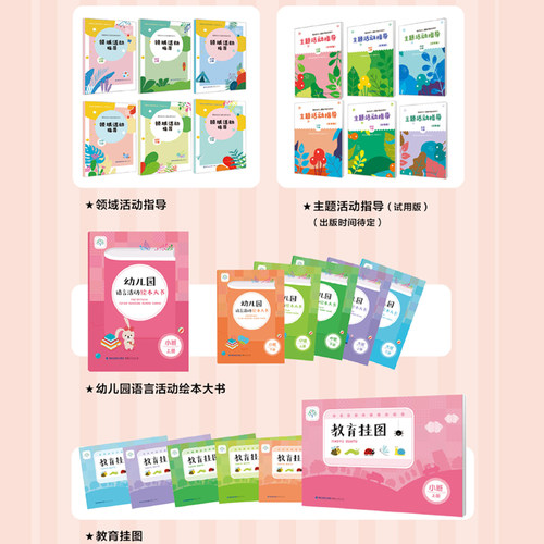 2024年福建省幼儿园教师教育用书推荐 幼儿园语言活动绘本大书/科学活动盒/数学活动盒/小中大班幼儿活动/主题活动/领域活动指导