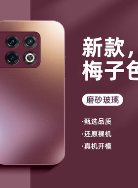 适用于一加acepro手机壳磨砂玻璃男女新款直边全包oneplusACEpro超薄简约纯色oppo软保护套网红潮牌