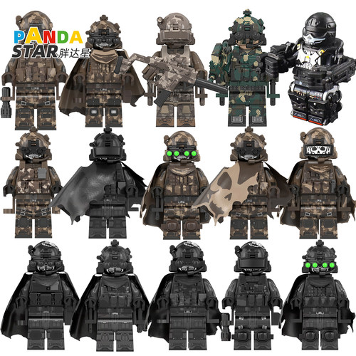 海豹特种部队人仔外骨骼装甲