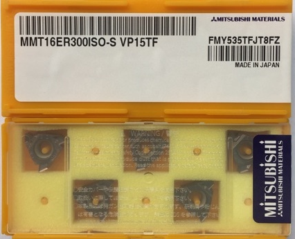 三菱外螺纹刀片MMT16ER300ISO-S VP15TF通用材质