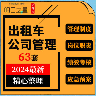 出租车公司车辆营运行车安全管理制度岗位职责绩效考核表应急预案