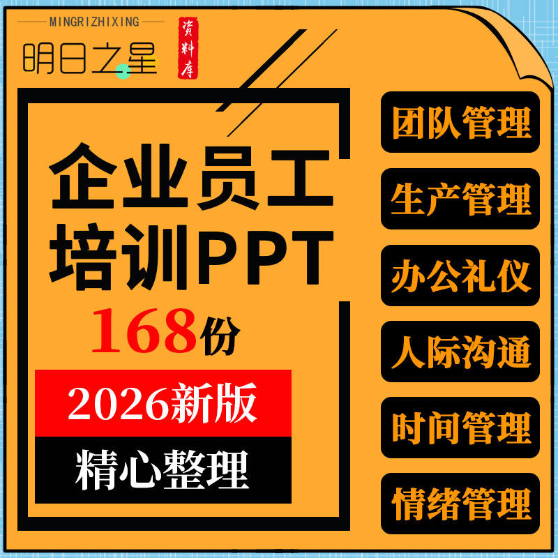 企业公司团队新员工办公礼仪生产情绪时间执行力沟通培训ppt资料