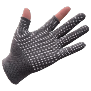 钓鱼手套专用不沾饵料夏季防晒防刺露指触屏防滑透气登山攀岩骑行