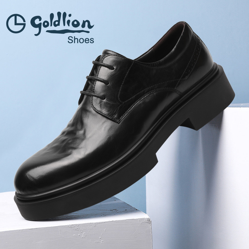 金利来鞋秋季时尚透气商务皮鞋