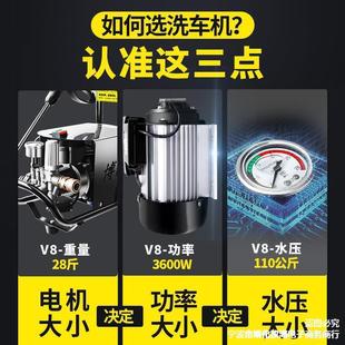 洗车器 洗车机高压洗车水家用220v大功率水泵增压商用清洗机便携式