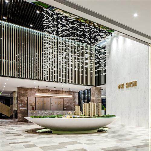 琉璃艺术海洋主题鱼群创意装饰吊饰美容会所餐厅酒店大堂组合吊灯