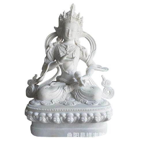 大型地藏王石雕汉白玉菩萨佛像宗教寺庙供奉铸铜镀金四面佛像厂家