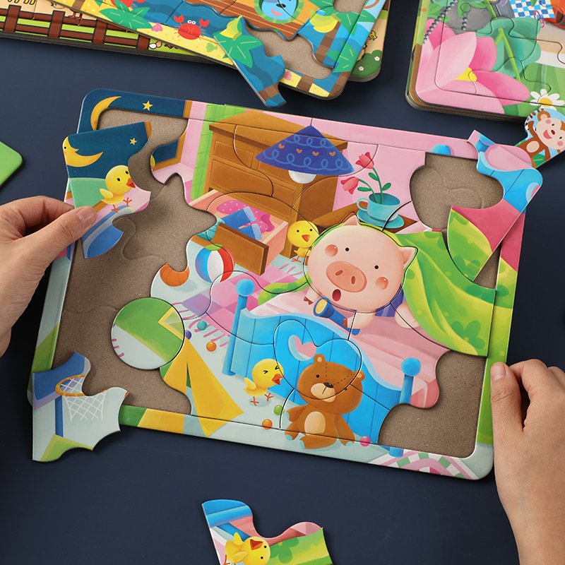底板动脑2岁宝宝卡通儿童益智