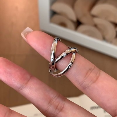 srrmhyn中古三环戒指女