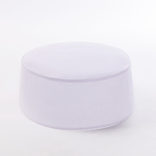 礼拜帽男士葬礼回族白事帽子殡葬回民新款白帽单层硬壳回回白帽