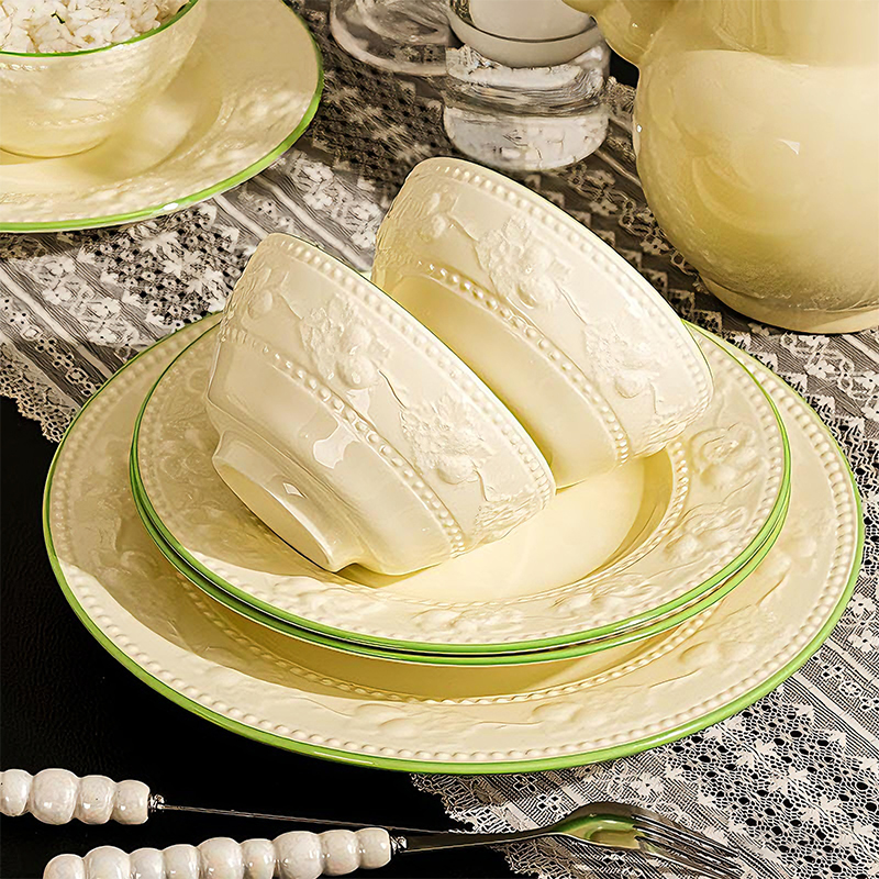 2025新款高颜值釉下彩碗盘碟筷