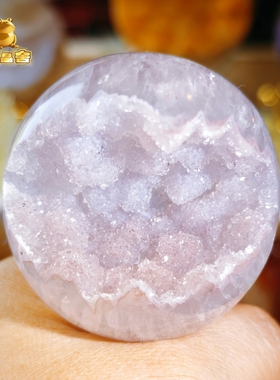 灵蟾晶舍｜粉紫双色大牙软糖水晶球开口笑