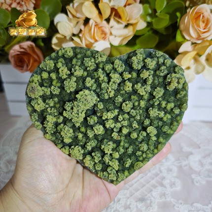 灵蟾晶舍｜天然玛瑙软糖奇石爱心摆件52