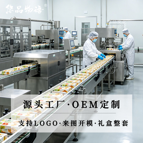 珐琅月饼OEM定制蓝莓桑葚果味口味企业LOGO定制 中秋礼品工厂代工