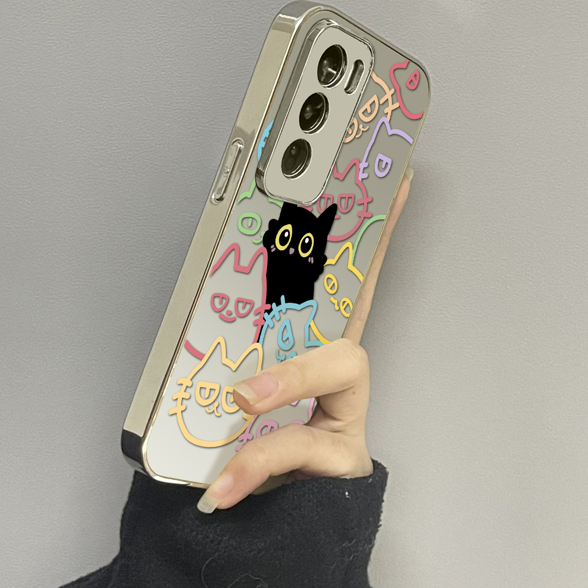 opporeno12镜面新款手机壳