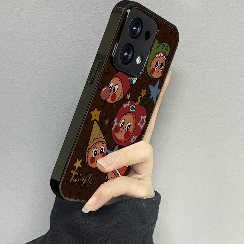 帽子小人适用opporeno14手机壳reno13新款12oppofindx8x6x7ultra6防摔5k10pro+9男8女款7情侣3k12x套oppok9s