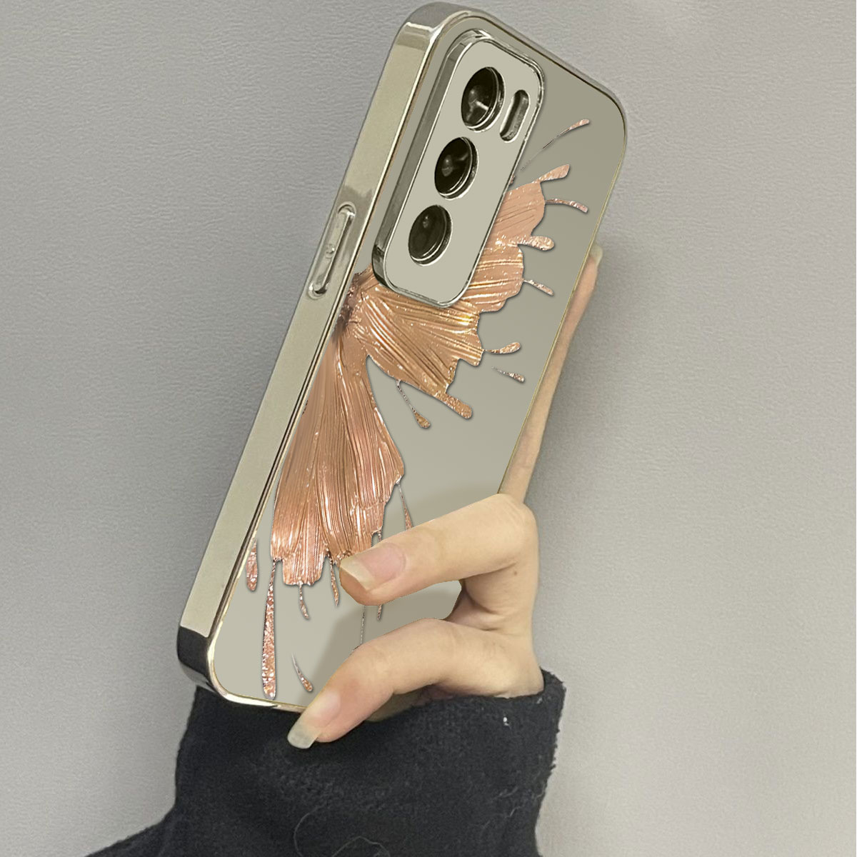 opporeno12镜面时尚手机壳