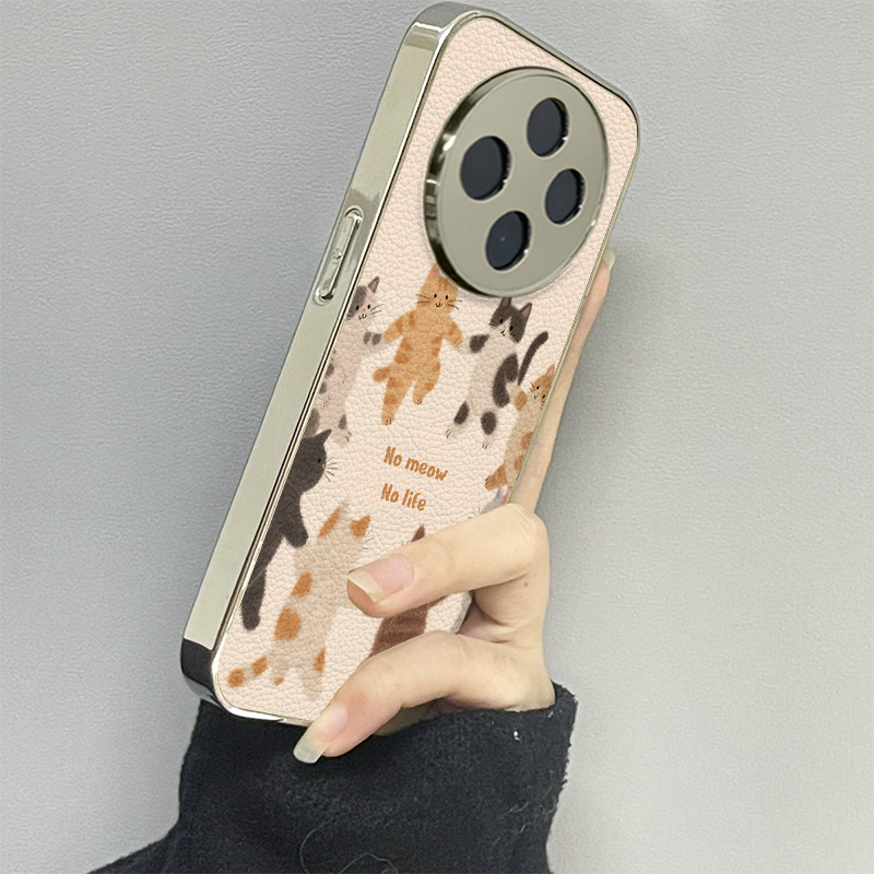拉手猫咪适用oppoa5pro手机壳a3a2新款a1a55a56a57a58a72a93防摔a53s男一加ace5女款2v13情侣oneplus12套11