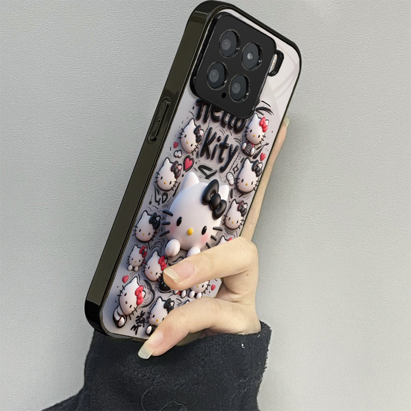 涂鸦kt猫适用小米17手机壳15ultra14新款12x13pro男10s女款红米k80k60k50k40k70e至尊版4turbo3套civi5note9