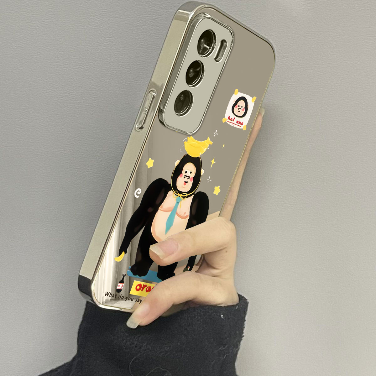 opporeno12镜面新款手机壳