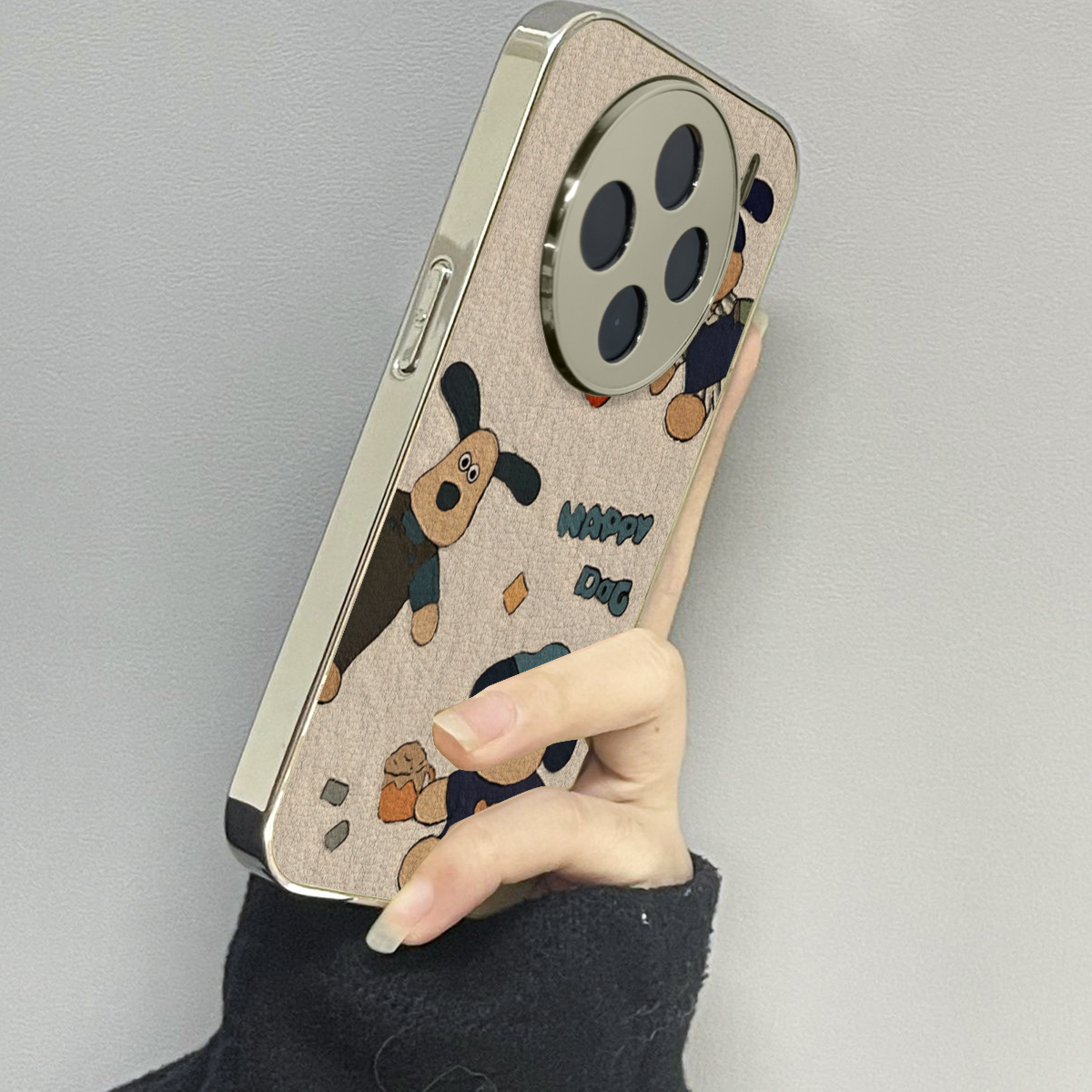 vivox200pro手机壳新款油画小狗