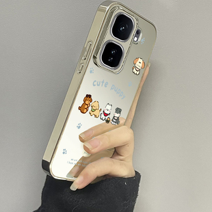 5s情侣neo5活力版 五只猫狗适用iqooneo10手机壳neo10pro 6女款 neo9spro镜面8男7se竞速版 neo3套iqoo 新款