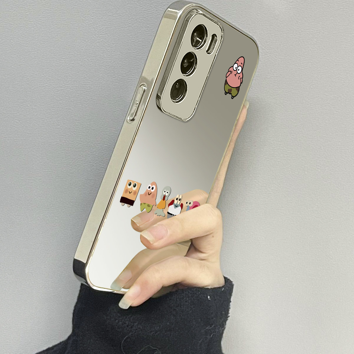 opporeno12手机壳镜面新款