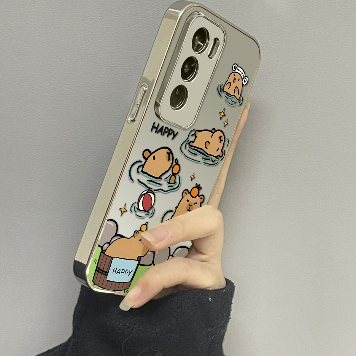 opporeno12镜面新款手机壳