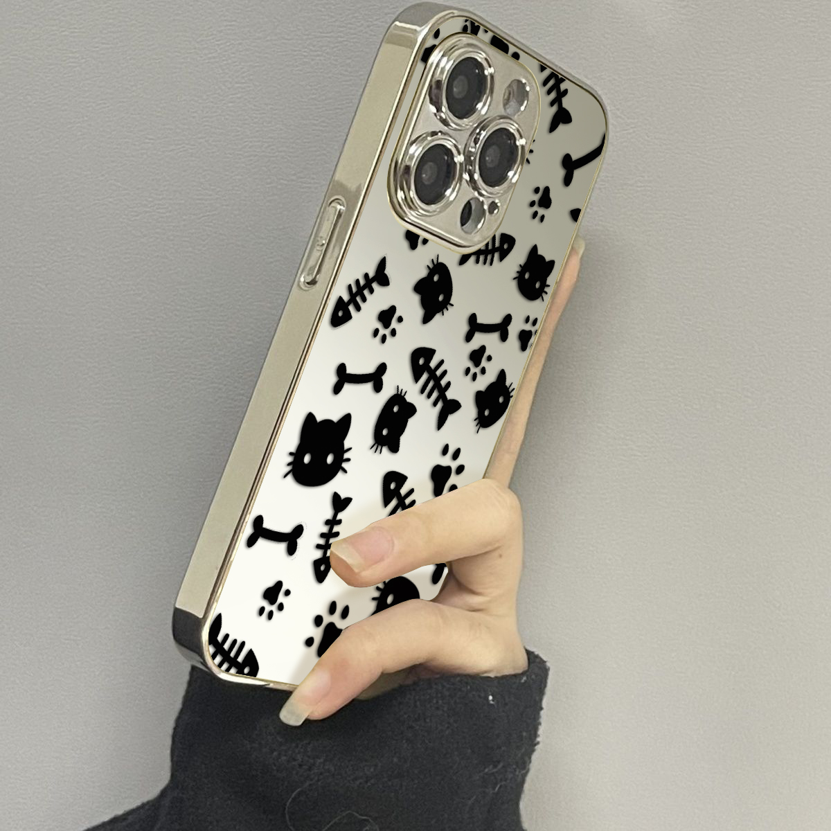 opporeno12镜面简约手机壳