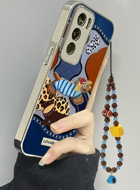 复古牛仔适用opporeno13手机壳reno12新款11oppofindx8x6x7ultra6防摔5k10pro+9男8女款7情侣3k12x套oppok9s