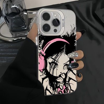 荣耀100亚克力卡通创意保护壳