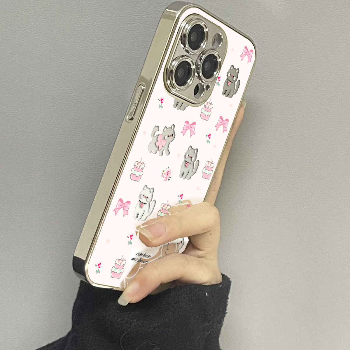 opporeno12镜面可爱手机壳