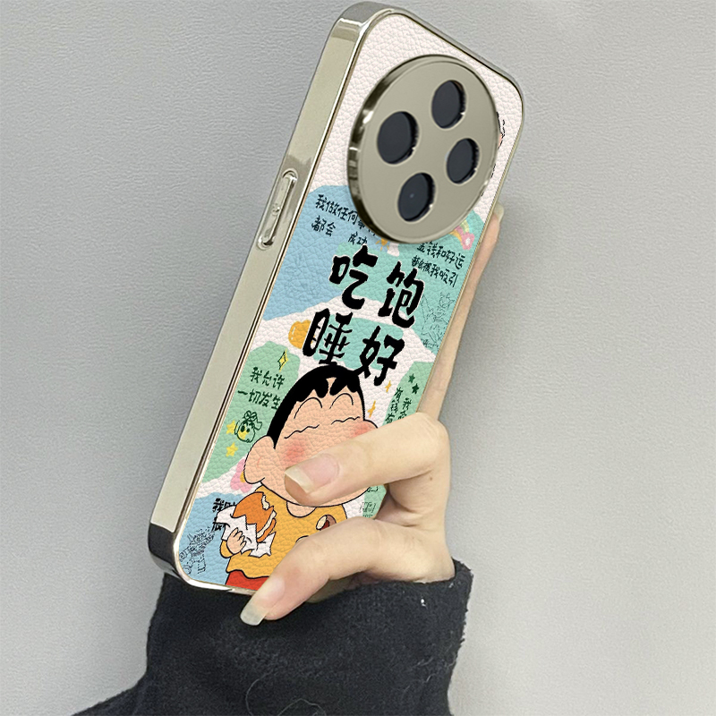 吃饱睡好适用opporeno14手机壳reno13新款12oppofindx8x6x7ultra6防摔5k10pro+9男8女款7情侣3k12x套oppok9s