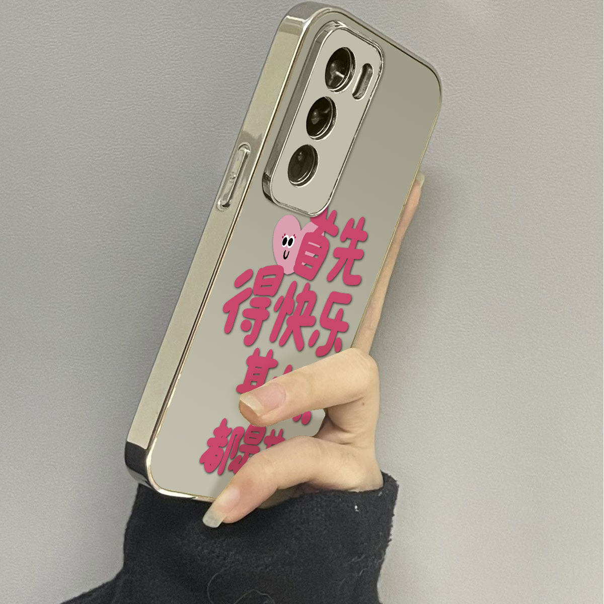 opporeno12镜面个性手机壳